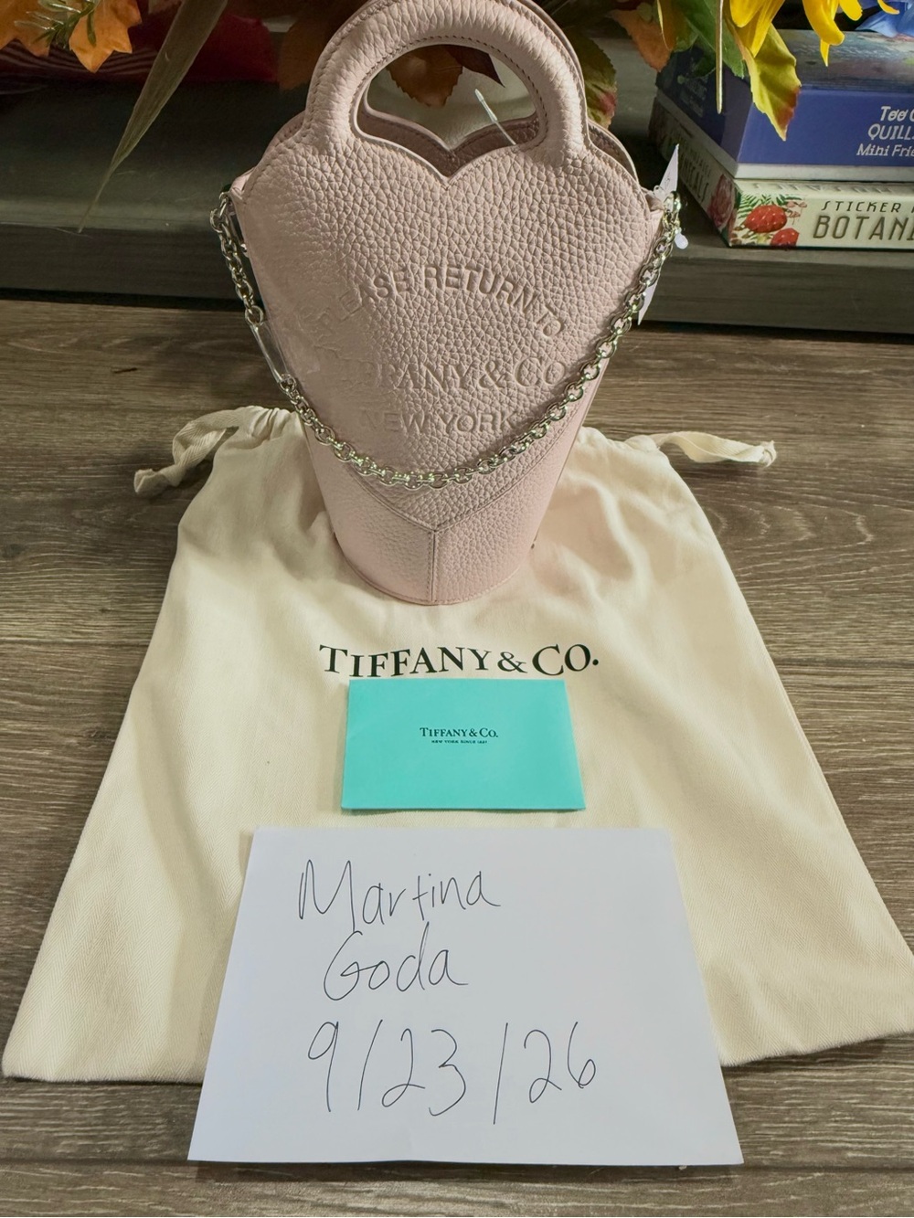 Tiffany & Co. Return to Tiffany Mini Crossbody Bag - Pale Pink Leather NWT